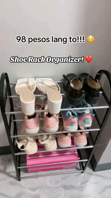 4/5Layers Multilayer Simple Home Shoe Cabinet Space Saving Dormitory Bedroom Door Rack