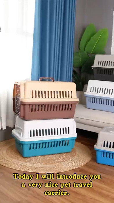 PET TRAVEL CAGE NA PWEDE SA EROPLANO. MURA LANG AVAIL KANA!#shopee #cat #dog #travel