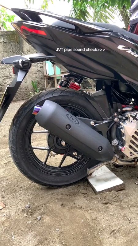 ORIGINAL JVT PIPE V2 & V3 WITH ADJUSTABLE SOUND. (SILENT KILLER) AVAILABLE FOR #yamaha #honda #nmax #aerox #mio #sniper #pcx #click #adv