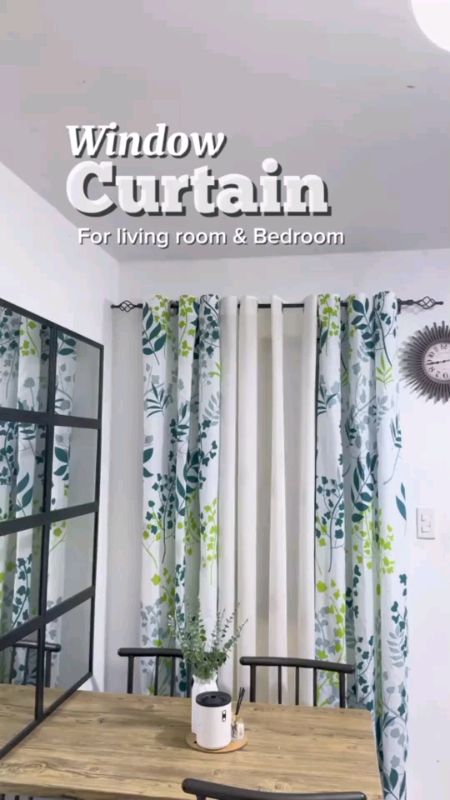 Window curtain for living room and bedroom🤍🌼#shopeeph #curtain #windowcurtain #shopee #affordable