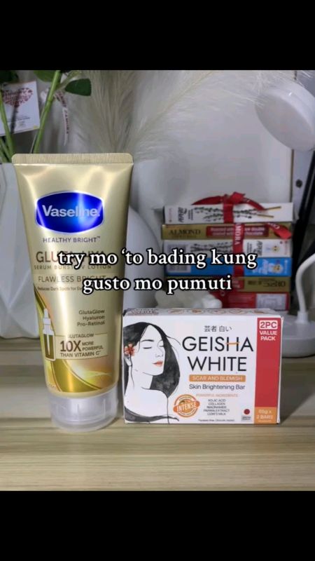 Gusto mo ba PUMUTI? TRY THISSS NOW! #FYP #WHITENING #GEISHAWHITE #VASELINELOTION