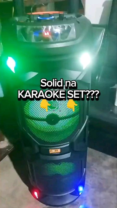 Karaoke Speaker Set with Wireless Mic Durable Sound System with Bluetooth Capability #karaoke #videoke #speaker #music #party #heavyduty #newyear