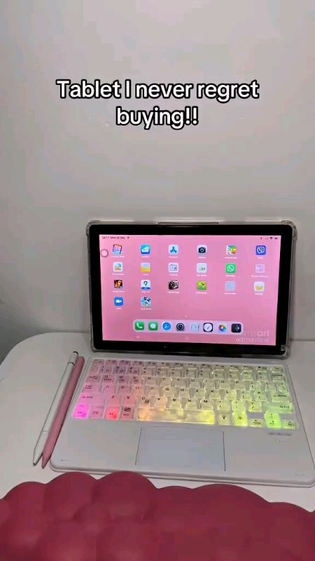#stitch with matiningcharli.. Tablet with keyboard