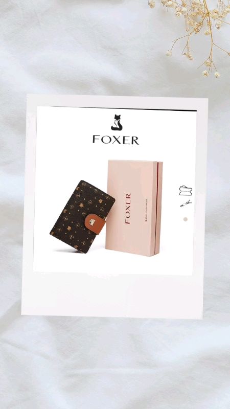 Check out FOXER Fashion Multifunctional Card Holder Lady short purse Printed Zip Fold Wallet Birthday Gift for ₱756. Get it on Shopee now! https://s.s