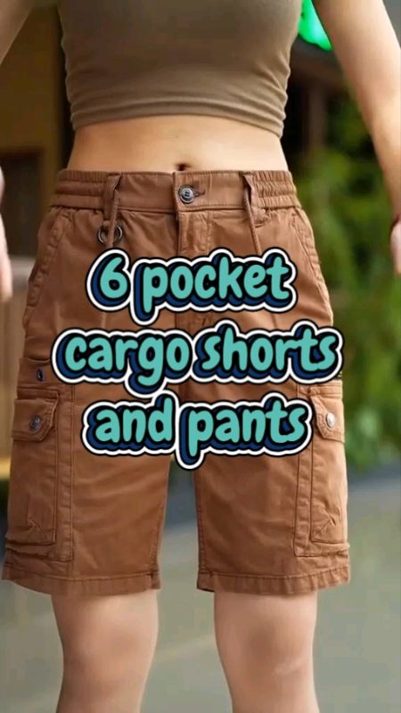 6 POCKET SHORT AND PANTS. AVAILABLE HERE. CLICK THE BASKET OR VIEW PRODUCTS. #cargoshorts #cargopants #FreeCoinsInShopeeVideos #fyp
