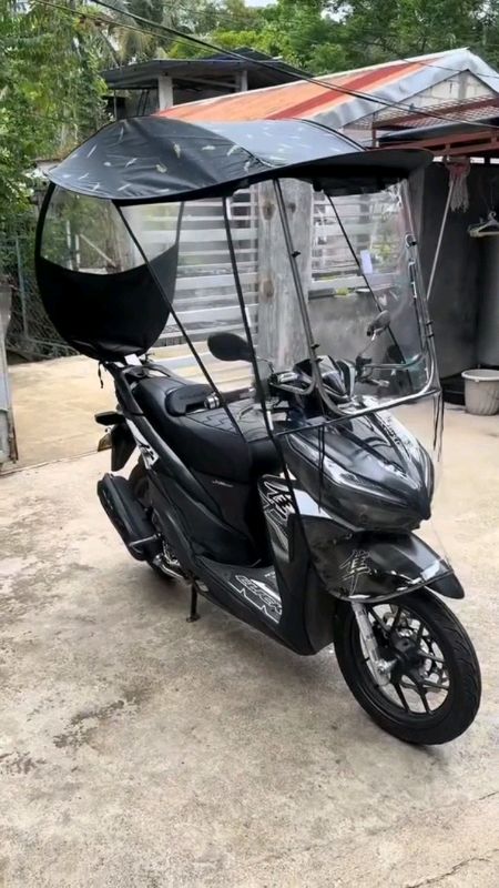 Universal electric motorcycle rain cover #FreeCoinsInShopeeVideo #masmurasashopee #motorcyle #raincover #canopy #rainsunproof
