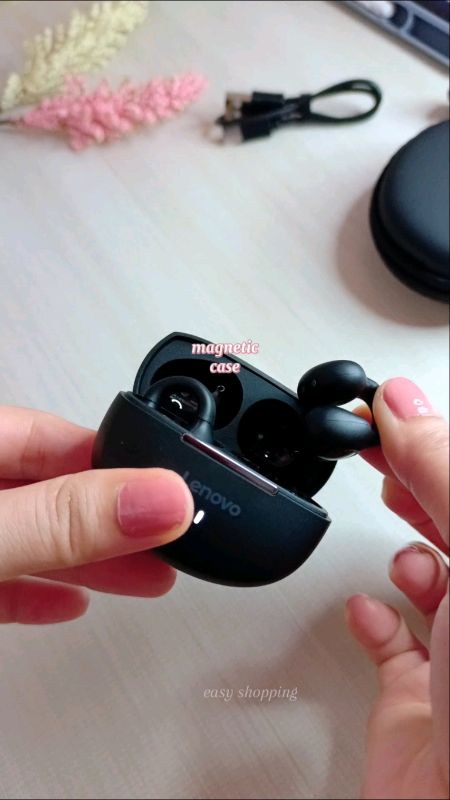 What you see is what you get! sulit Buy!! 😍 With This LENOVO EA420 Clip on Earbuds Wireless Bluetooth TWS U-Shaped EarClip/Free storage Case 🤩😍