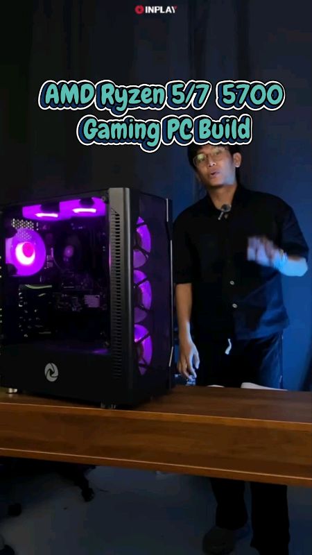 AMD Ryzen 5/7  5700  Gaming PC Build #ryzen #amd #ryzen5 #ryzen7 #gamingpc #pcset #computerset #FreeCoinsInShopeeVideo #fyp