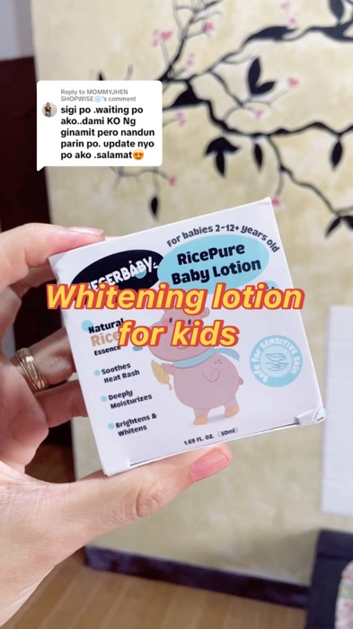Lotion for kids para no more dark spots at peklat #whiteninglotion #babylotion #lotion #darkspots #hegerbaby #scars #darkmarks #moisturizer