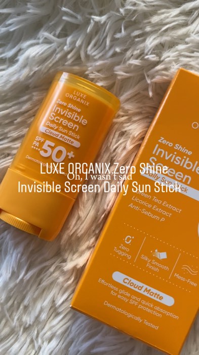 ￼LUXE ORGANIX Zero Shine Invisible Screen Daily Sun Stick SPF 50 17g #luxeorganix #sunscreen #FreeCoinsInShopeeVideo #fyp #ShopeePHCommsXTRA #shopeeph