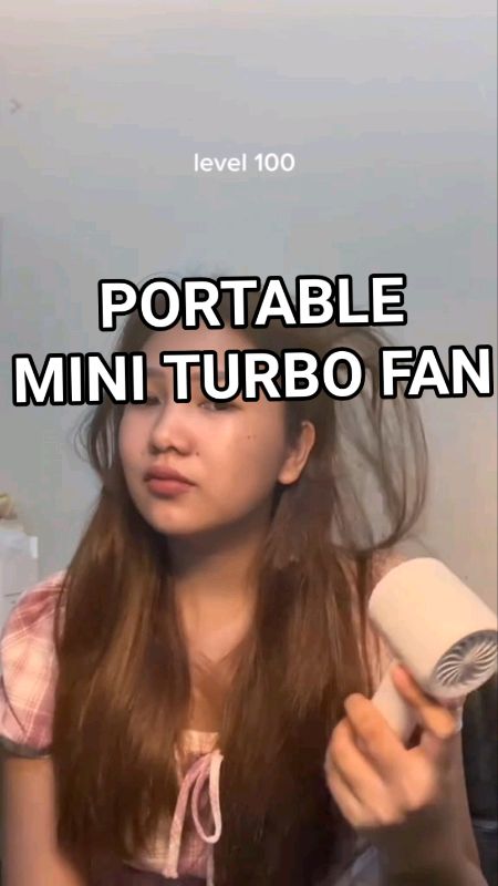 Portable Mini Fan ✅Malakas na Hangin ✅Matagal Malobat ✅LevelSpeedAdjustment ✅Rechargeable #fyp