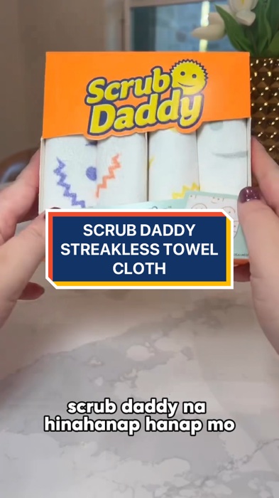 SCRUB DADDY STREAKLESS TOWEL CLOTH #scrubdaddy #towel #cleaning #material #MasMuraSaShopee #FreeCoinsInShopeeVideo #fyp #viral #trending #shopee #fy