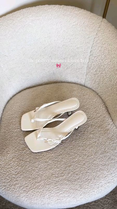 the perfect summer kitten heels sandals 🎀💅🏻 stiletto flipflops foot wear party event outfit style #FreeCoinsInShopeeVideo #heels #sandals #party