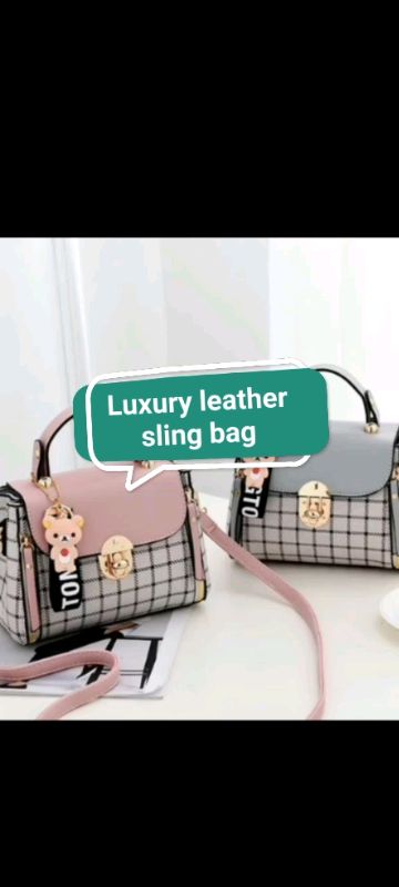 luxury leather sling bag for women with keychain ?❣️?❣️? #FreeCoinsInShopeeVideo #FreeCoinsInShopeeVideo #MasMuraSaShopee #MasMuraSaShopee #foryou