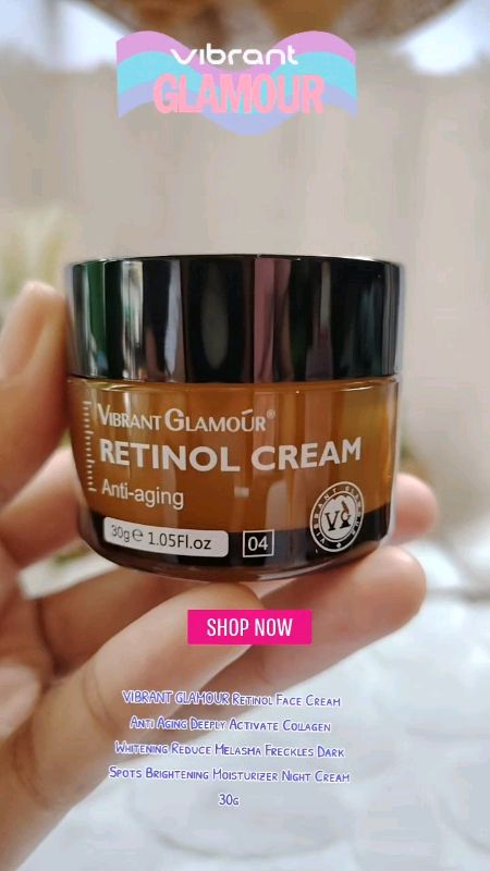 VIBRANT GLAMOUR Retinol Face Cream Anti Aging #FreeCoinsInShopeeVideo #payday #checkout #MasMuraSaShopee