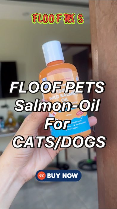 FLOOF PETS WILD SALMON OIL #salmonoil #FLOOFPETS #petvitamins #pet #catanddog #FreeCoinsInShopeeVideo #XtraChallenge #shopee #trending #viral #fyp