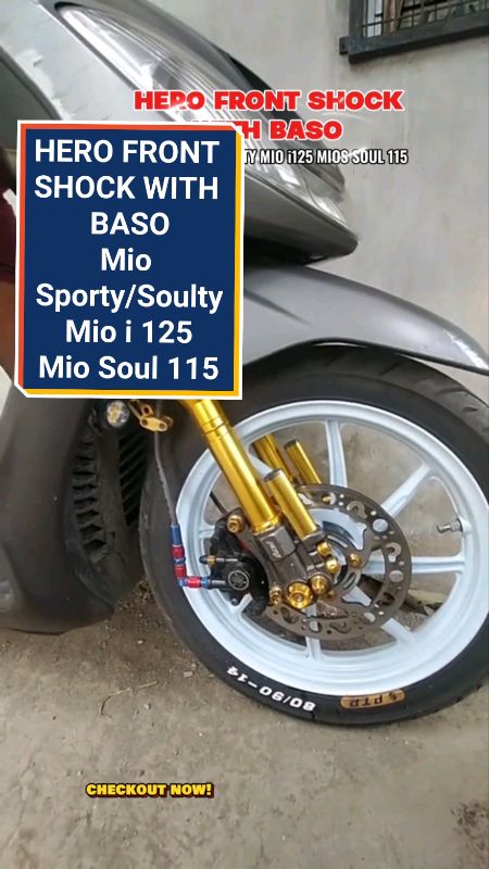 Front shock MIO Sporty/MIO i 125/MIO Soul 115#ShopeePHPaydaySale #MasMuraSaShopee #FreeCoinsInShopeeVideo #frontshock #motorparts #mio #yamaha #motor