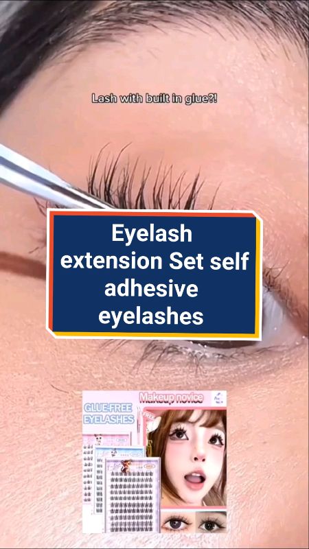 Eyelash extension Set self adhesive eyelashes #Eyelash #extension #Set #adhesive #FreeCoinsInShopeeVideo #MasMuraSaShopee #shopeefinds #shopeebudol