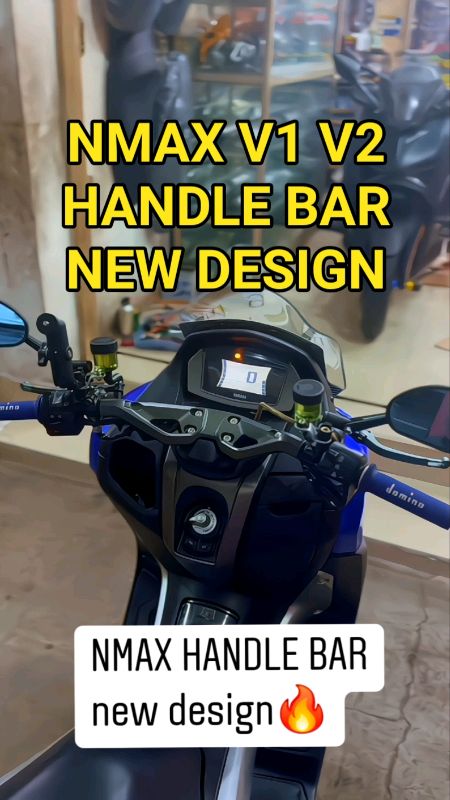 SHEESH BUR! NAPAKA POGI SA NMAX V1 V2 - XMAX LIKE HANDLE BAR  🔥🔥🔥 #nmax #handlebar #semspeed #xmax #accessories #indo #fyp #FreeCoinsInShopeeVideo