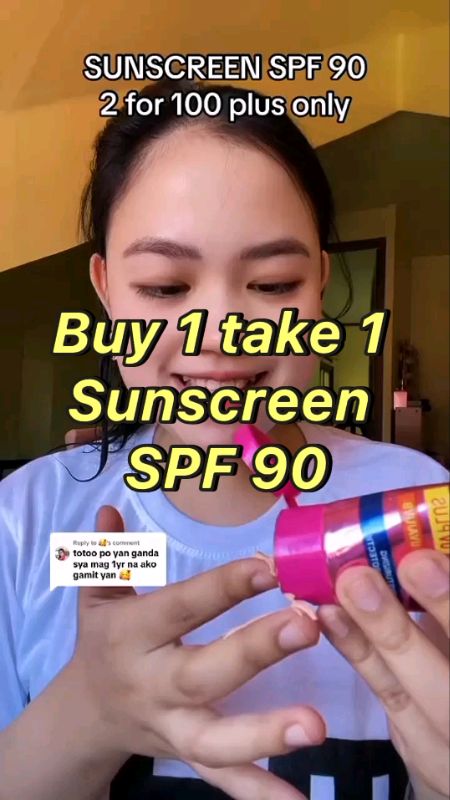 #sunscreen #cream #SPF90 #highprotection #UV #skincare #facial #skin #whitening #rose #sunblock #personalcare #viral #trending #FreeCoinsInShopeeVedio
