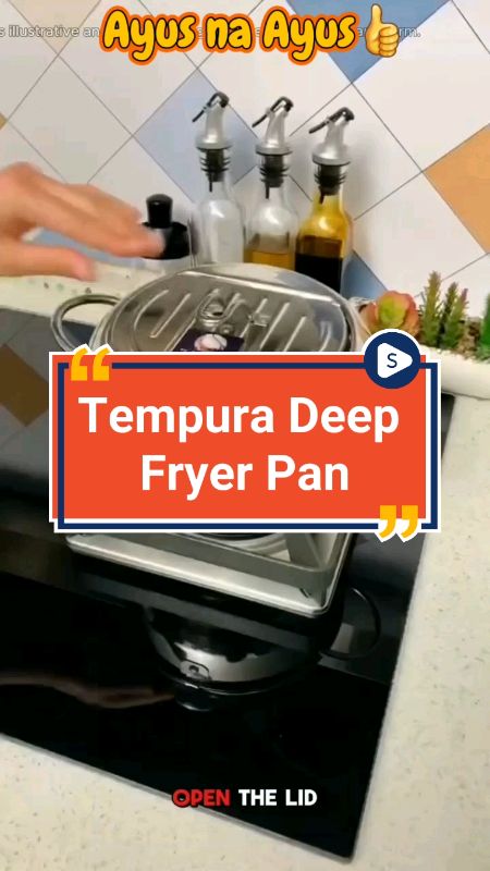 #MasMuraSaShopee #homegadgets #Kitchentools #homegadgets #multinfunctional #shopeeviral #stainless #tempuradeepfryer #fryerpan