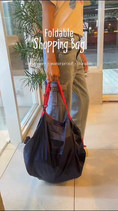 Mas convenient ng mag grocery dahil sa FOLDABLE SHOPPING BAG na to 😍🥰 @vanilla.ph   #foldablebag #foldableshoppingbag #shoppingbag #foldablebag  #wa
