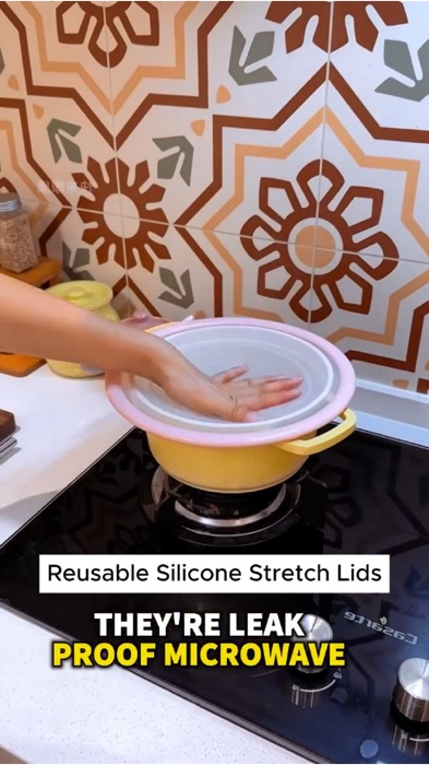 🛒 BUY NOW & Keep Your Food Fresh and Spill-Free! 🍲✨  #SiliconeStretchLids #ReusableKitchen #ShopeeHaul #ShopeePh #Shopee #OnSale #buynow
