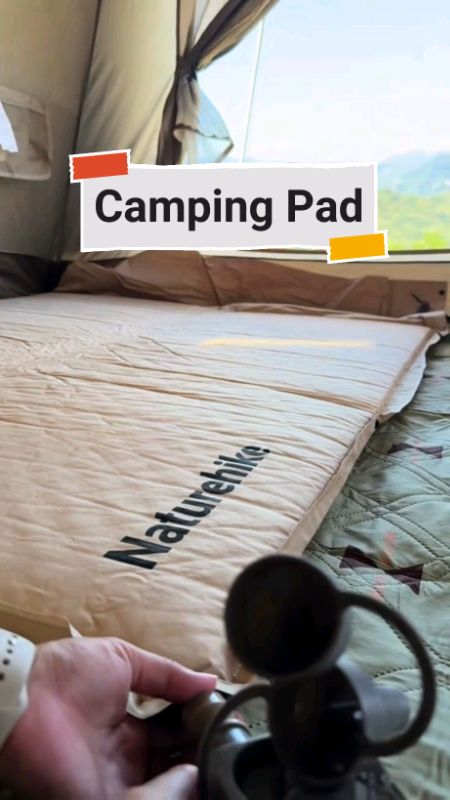 Naturehike inflatable Mat #campingmat #campingpad #naturehike #inflatablematt #camping #trending #viral #fyp #foryou #