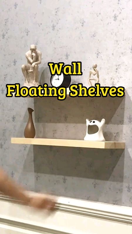 Wall Floating Shelves Storage Rack #wallshelves #floatingshelves #fyp #FreeCoinsInShopeeVideo