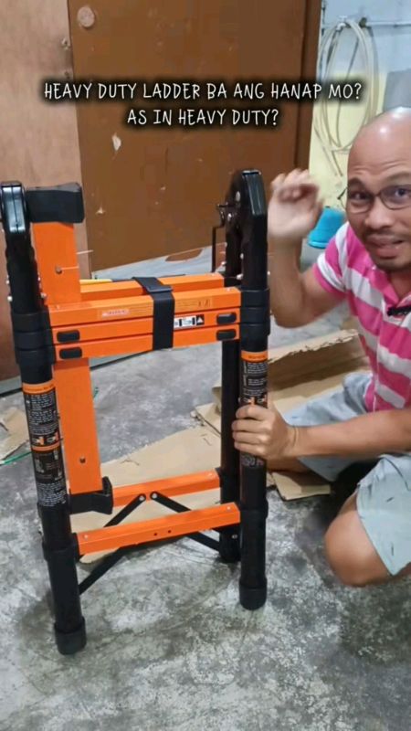Telescopic Ladder Foldable Heavy Duty #telescopicladder #heavydutyladder #AdjustableLadder #ladder #hagdan #FreeCoinsInShopeeVideo #MasMuraSaShopee