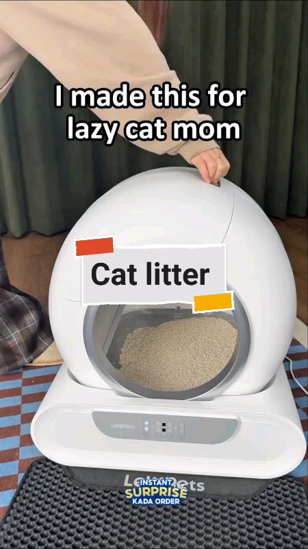 Smart automatic Cat litter #catlitter #automaticcatlitter #smartcatlitter #FreeCoinsInShopeeVideo #fyp