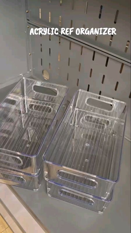 Acrylic Refrigerator Organizer #FreeCoinsInShopeeVideo #MasMuraSaShopee #shopeefinds #acrylicreforganizer #reforganizer #refrigeratororganizer