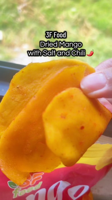 Dried Mango with Salt and Chili #snacks #spicysnacks #dessert