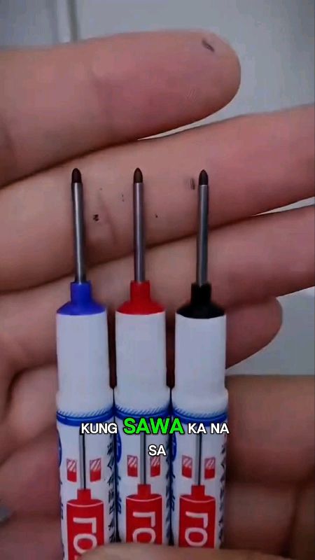 Permanent Long Nib Marker Set - 20mm Fine Tip Waterproof Markers for Woodworking and Crafts #marker #permanentlongnibmarker #longnibmarker