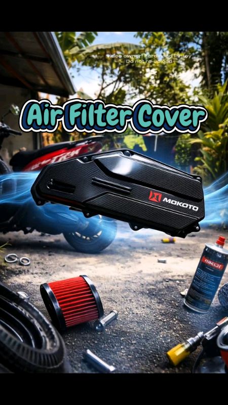Akala ko pang porma lang… may silbi pala talaga 👀 #Mokoto  #airfiltercover  #MotorLife  #MotorUpgrade  #FlatDesign #fyp