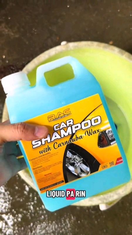 RAC Car/ Motorcycle/Bike 1Liter Premium Shampoo with Carnauba Wax#MasMuraSaShopee #HugotSaShopee #trending #fyp#rac #carnauba #wax #shampoo