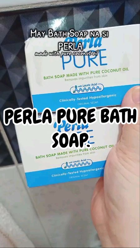 PERLA PURE BAR - NATURAL BATH SOAP.✨🛒🛍️