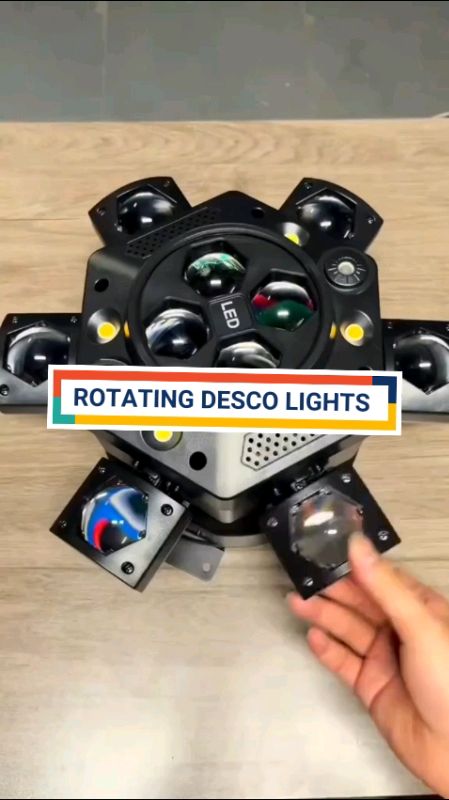 . ARM STAGE LIGHTS MOVING HEAD ROTATING DESCO LIGHTS #supersale #masmurasashoppe