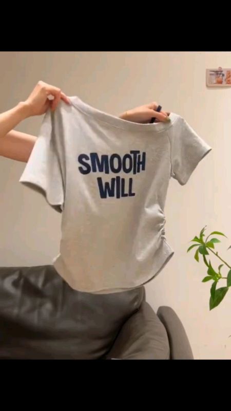#offshoulder #tshirt #croptop