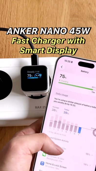 ANKER NANO CHARGER WITH DISPLAY #anker #ankernano #ankercharger #ankerfastcharger#smartcharger #FreeCoinsInShopeeVideo#trending#viral #sale #fyp#ctto