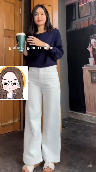 Super ganda naman nito! Clean girl ang atake 🔥#whitedenimpants #whitepants #fashionpants #denimpants