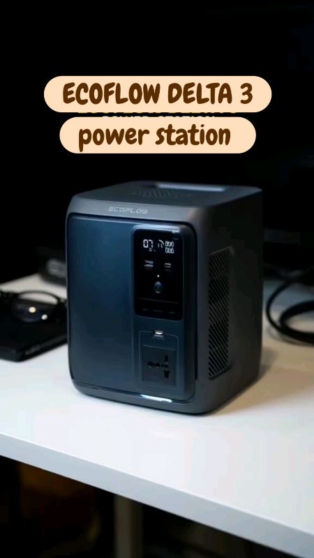 Ecoflow Delta 3 portable power station #ecoflow #ecoflowdelta3 #portablepowerstation #powerstation #vshop #vhylleshop #FreeCoinsInShopeeVideo #fyp