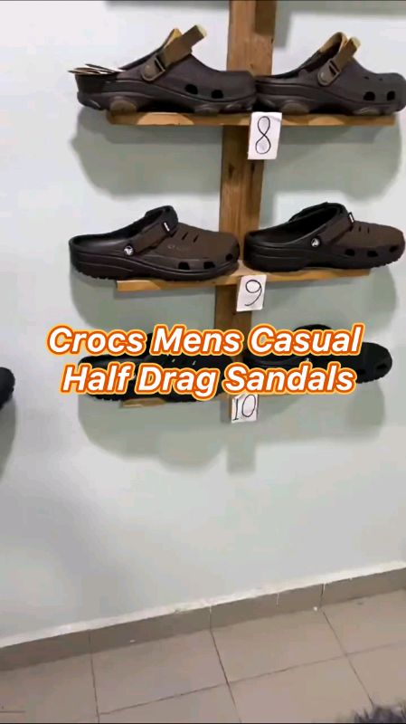 #stitch with cdv_shop Crocs Mens Casual Half Drag Sandals #FreeCoinsInShopeeVideo #MasMuraSaShopee #HugotSaShopee #shopeefinds #shopeebudol #viral