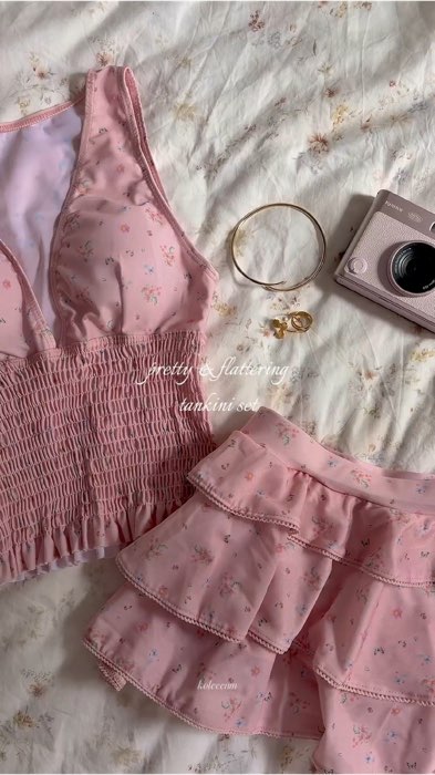 Conservative swimwear reco 💛🌺  #tankini #swimwear #swimwearset #summeroutfit