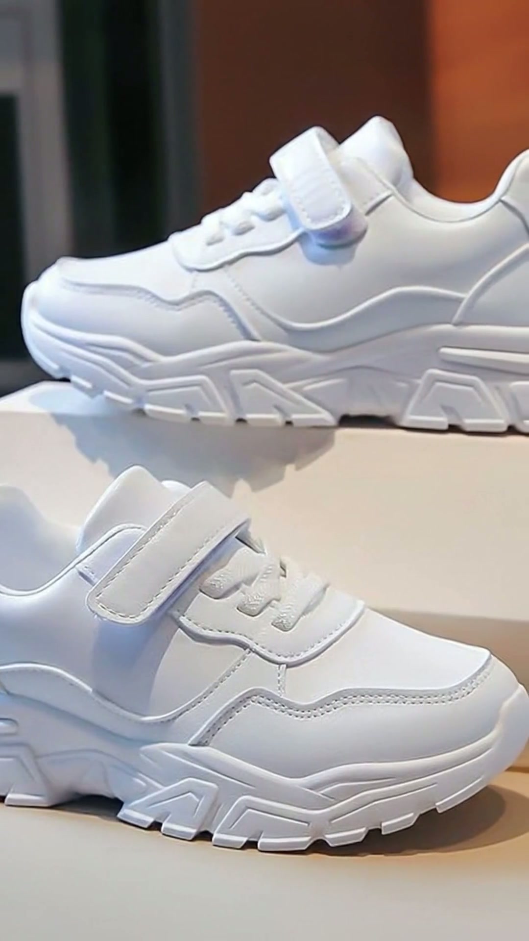 Boys White Sport Shoes Comfortable Running Rubber Kids Sneakers With