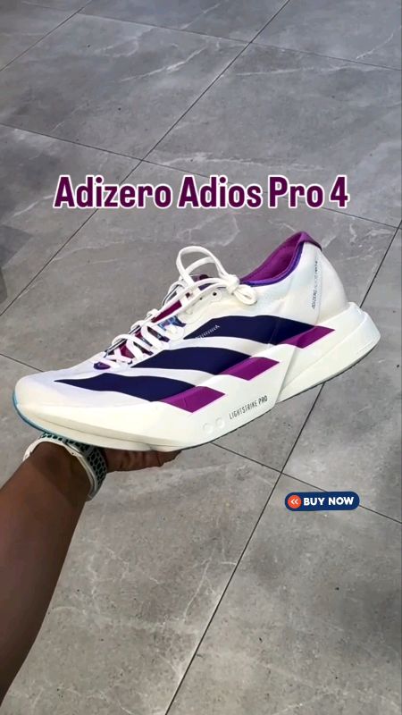 Adidas Adizero Adios Pro 4 Running Shoes 💜 #adidas #adidasshoes #shoes #sneakers #runningshoes #adizeroadiospro4 #menshoes #womenshoes #adidasadizero