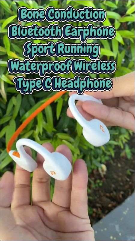 Best for Jogging Earphones Bone Conduction Bluetooth Earphone Sport Running Waterproof Wireless Type C Headphone #Jogging #Running #fitness #2026 #FYP
