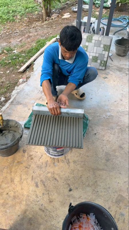 Tile setter plastering tool #foreman #tool #tilesetter #plastering #viral #fyp