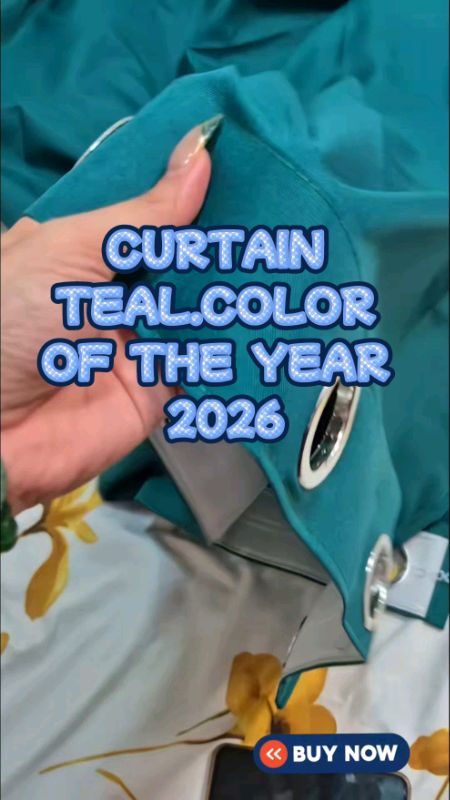 CURTAIN TEAL Color of the Year #curtain #teal #coloroftheyear #ShopeePHPaydaySale #fyp #foryou #MasMuraSaShopee #viral #spaylater #freeshipping