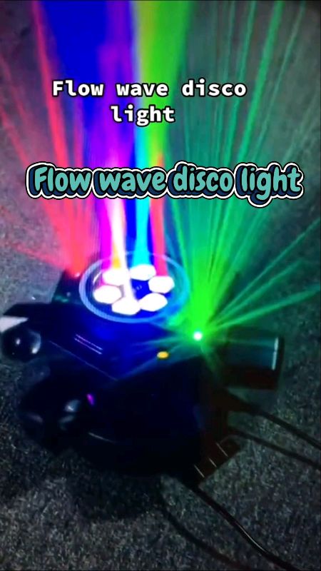 Flowwave 6 Arm Disco Light Moving Head Light 4 Bee Led Laser Strobe #flowwaveDiscolights #discolights #lights#FreeCoinsInShopeeVideo #MasMuraSaShopee